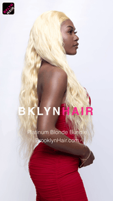 Brooklyn Hair 11A Platinum Blonde #613 Body Wave 2 Bundle Deal – 100% Unprocessed Human Hair Double Drawn